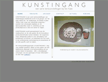 Tablet Screenshot of kunstingang.com